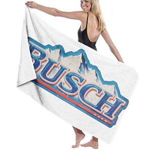Busch Beer Icon Large Jumbo Bath Towel 52 X 32 Inch