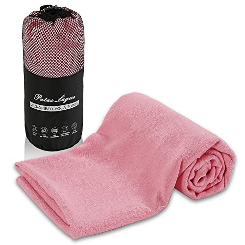 Luxury Yoga Towel with Corner Pockets for Hot Yoga, Pilates and Fitness