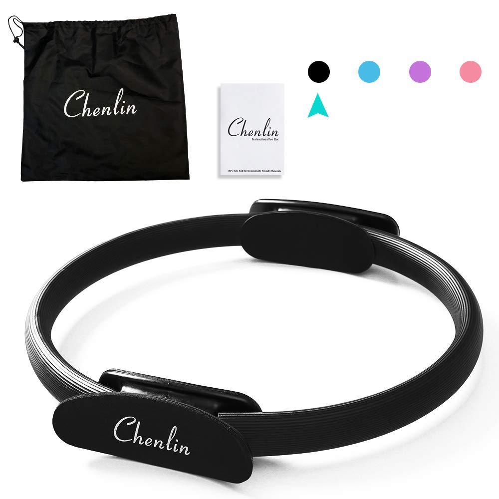 Unbreakable Fitness: Chenlin Pilates Ring with Dual Grip Handles for Toning and Sculpting Thighs, Abs, and Legs.