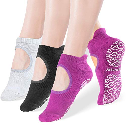 Yoga Socks for Women Non Slip Socks with Grips