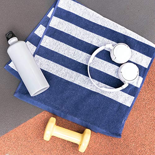 Luzia Striped Workout Towel (Pack of 4) - Premium Quality 100%