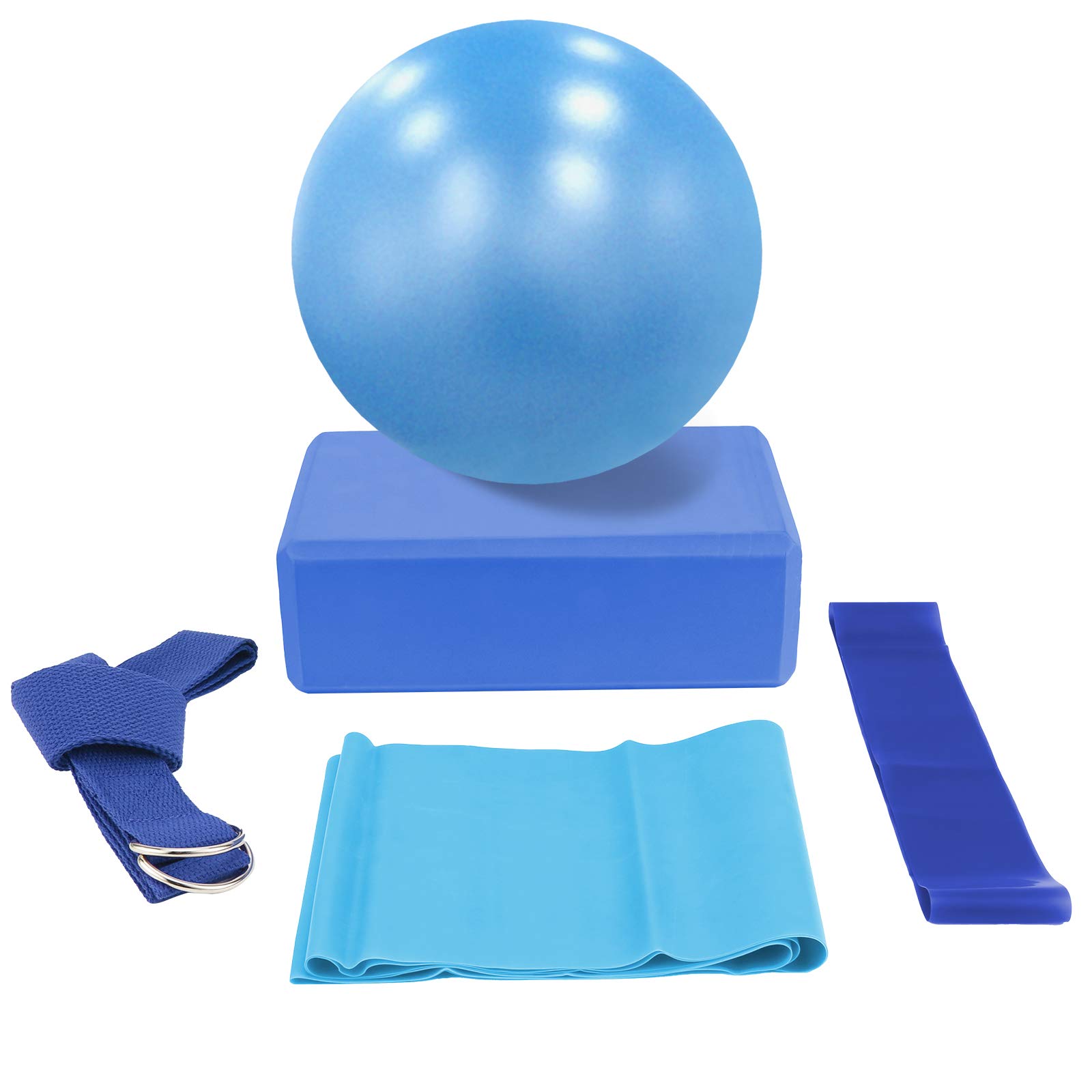 Rehomy 5Pcs Yoga Equipment Set, Yoga Exercise Ball