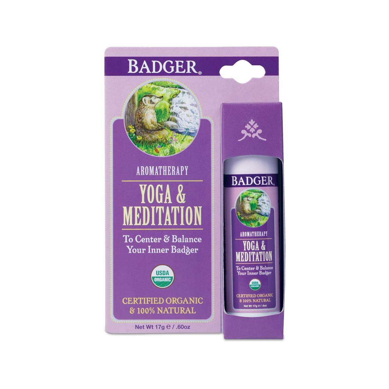 Badger - Yoga, Meditation Balm, Aromatherapy Stick