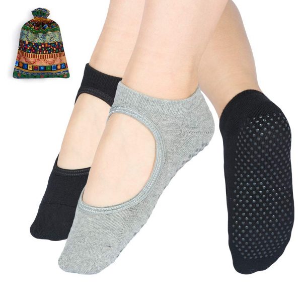 Yoga Socks for Women Non Slip Pilates Socks