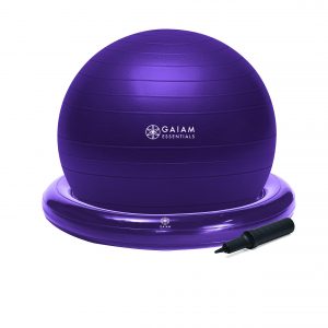 Gaiam Essentials Balance Ball, Base Kit