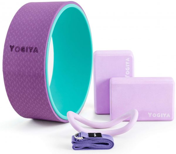 YOGIYA Yoga Wheel + 2 EVA Foam Yoga Blocks