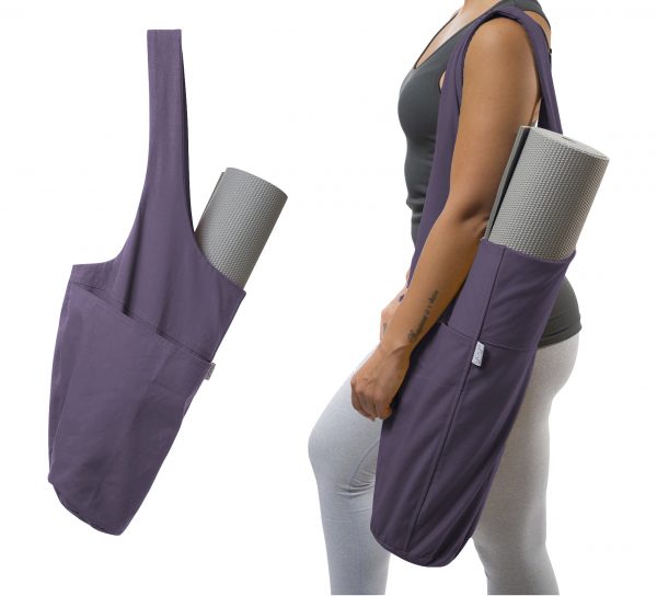 Yoga Mat Tote Sling Carrier w/Large Side Pocket