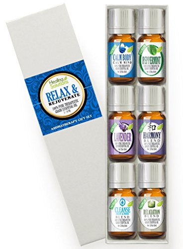 Rejuvenate Set 100% Pure, Best Therapeutic Grade Essential Oil Kit